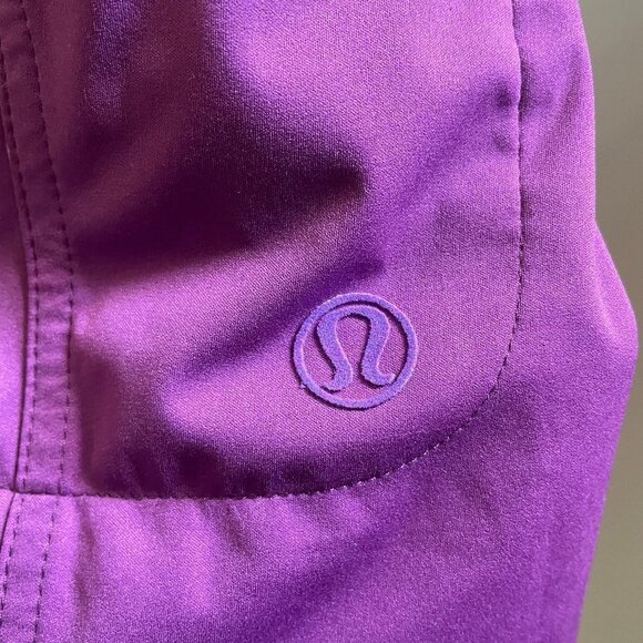 LULULEMON Mid-Length Shorts - Purple - Womens Size 6 - Picture 3 of 8